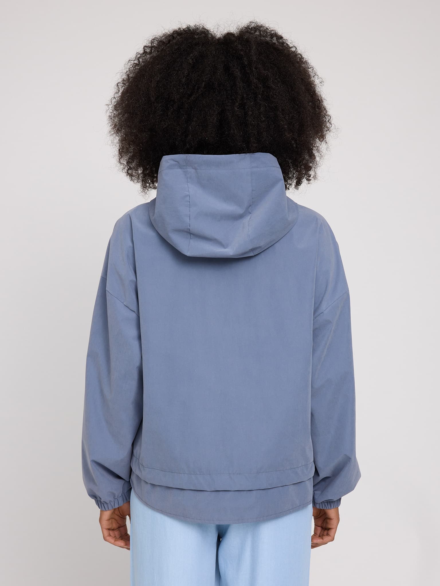 layer look light jacket slate blue