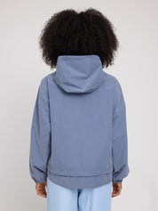 layer look light jacket slate blue