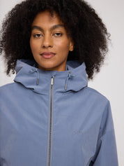 layer look light jacket slate blue