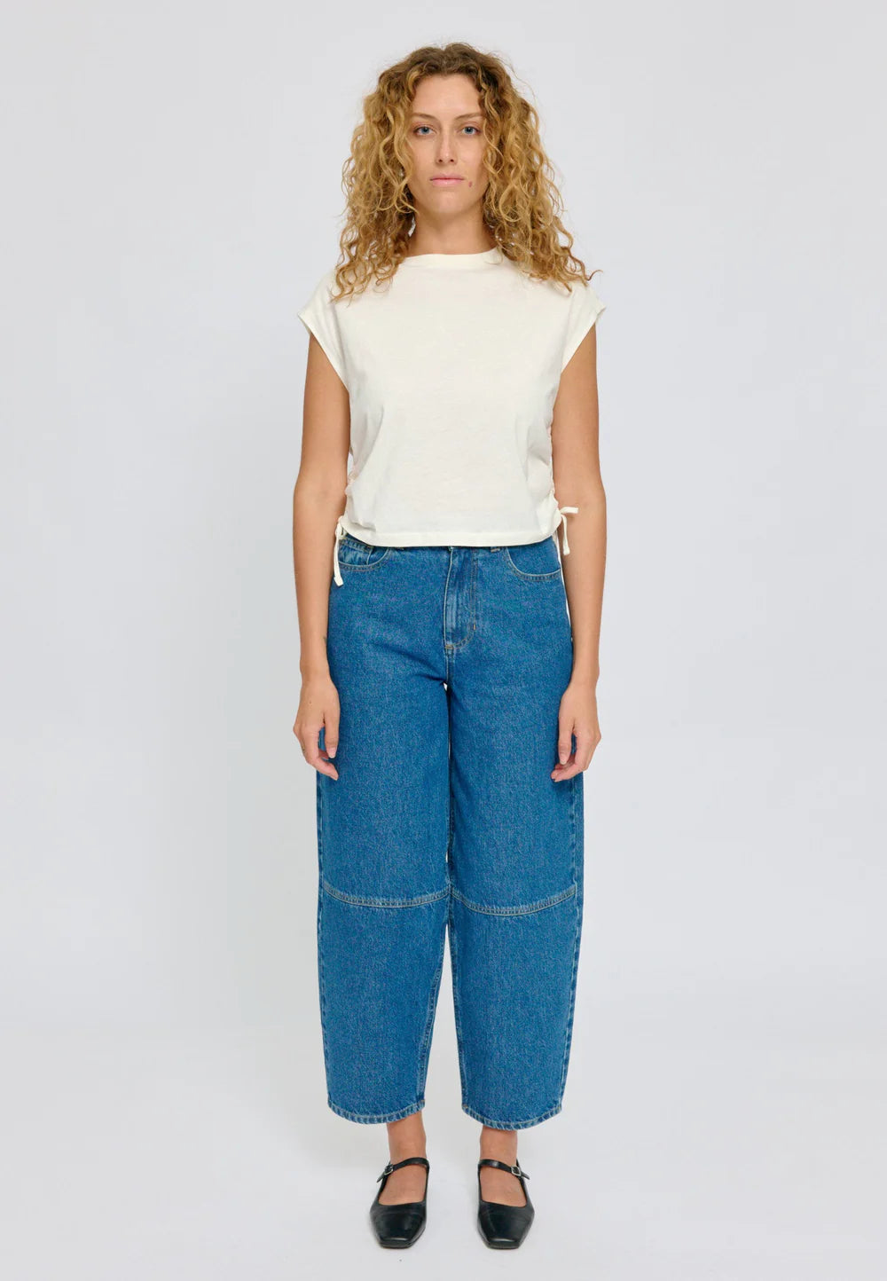 tie detail t-shirt offwhite