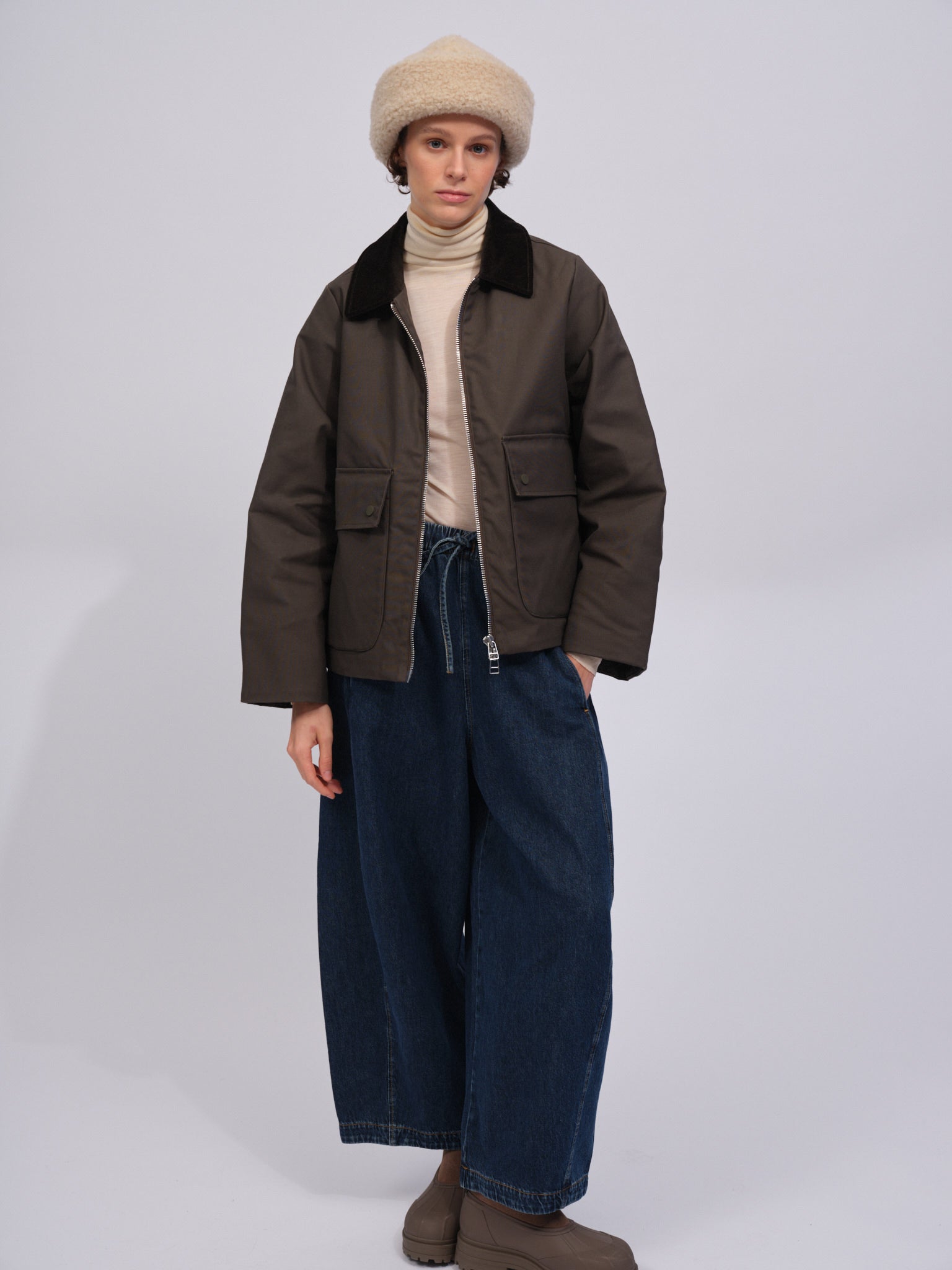 elisabeth jacket black olive