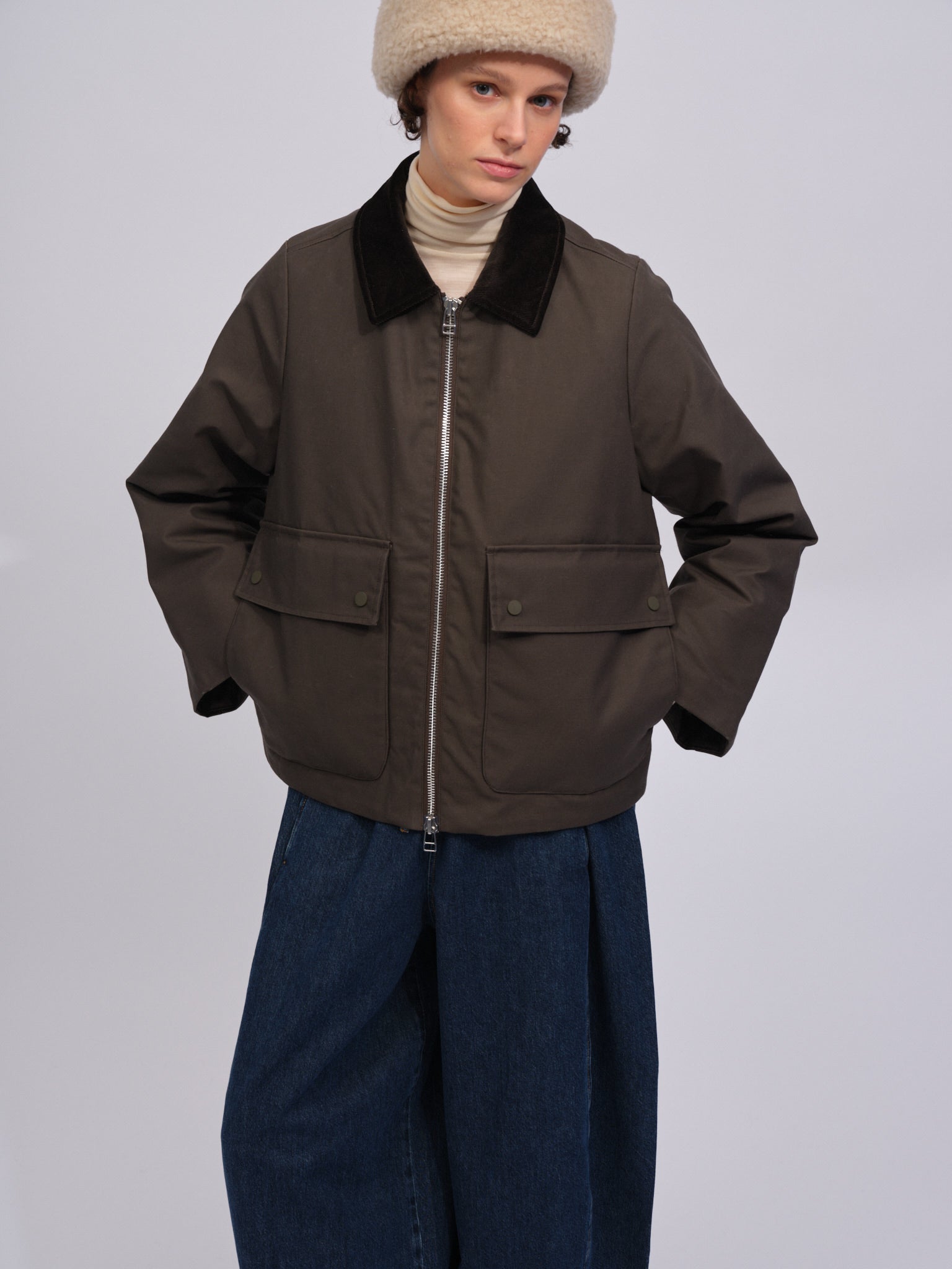 elisabeth jacket black olive