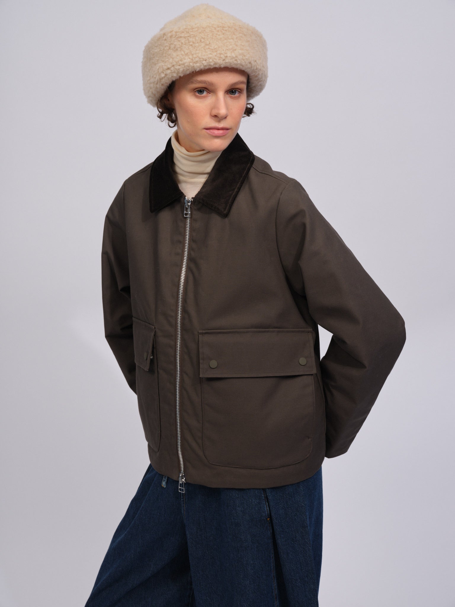 elisabeth jacket black olive