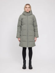 basic puffer coat light bottle