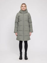 basic puffer coat light bottle