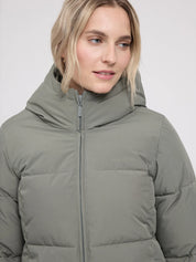 basic puffer coat light bottle