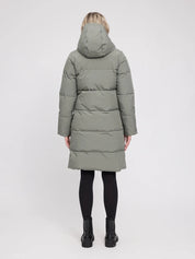 basic puffer coat light bottle