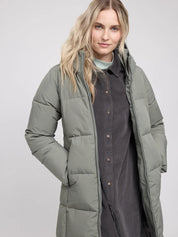 basic puffer coat light bottle
