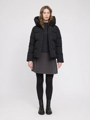 basic puffer jacket black