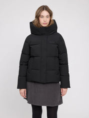 basic puffer jacket black
