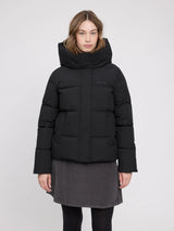 basic puffer jacket black