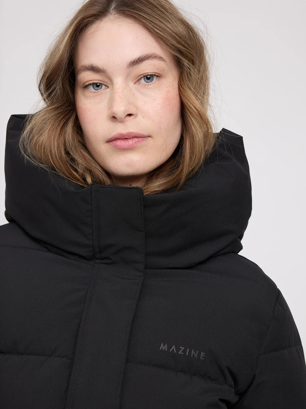 basic puffer jacket black