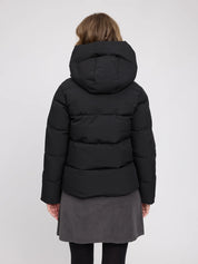 basic puffer jacket black