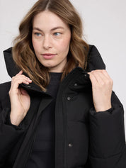 basic puffer jacket black