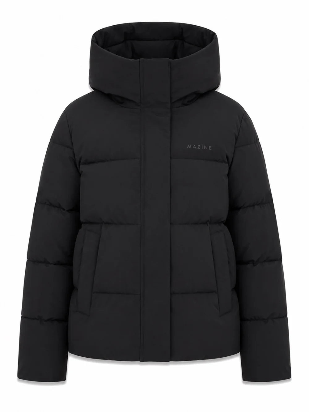 basic puffer jacket black