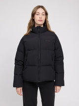 loose fit puffer jacket black
