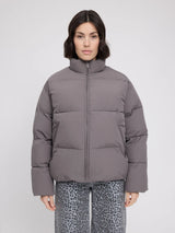 loose fit puffer jacket warm mud