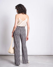 wide pants kiso leo print