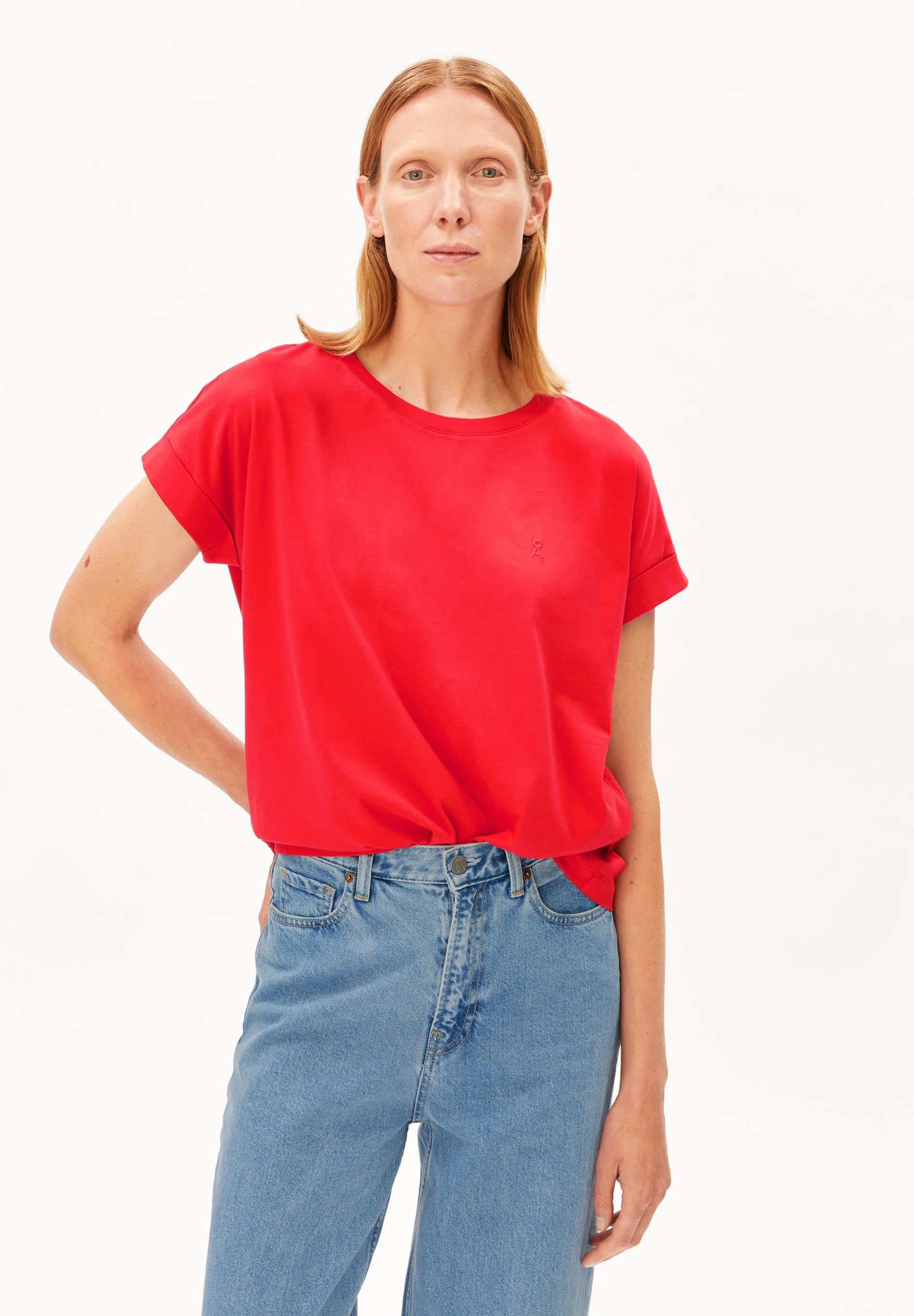 t-shirt idaara mars red