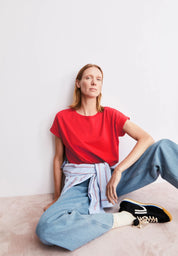 t-shirt idaara mars red