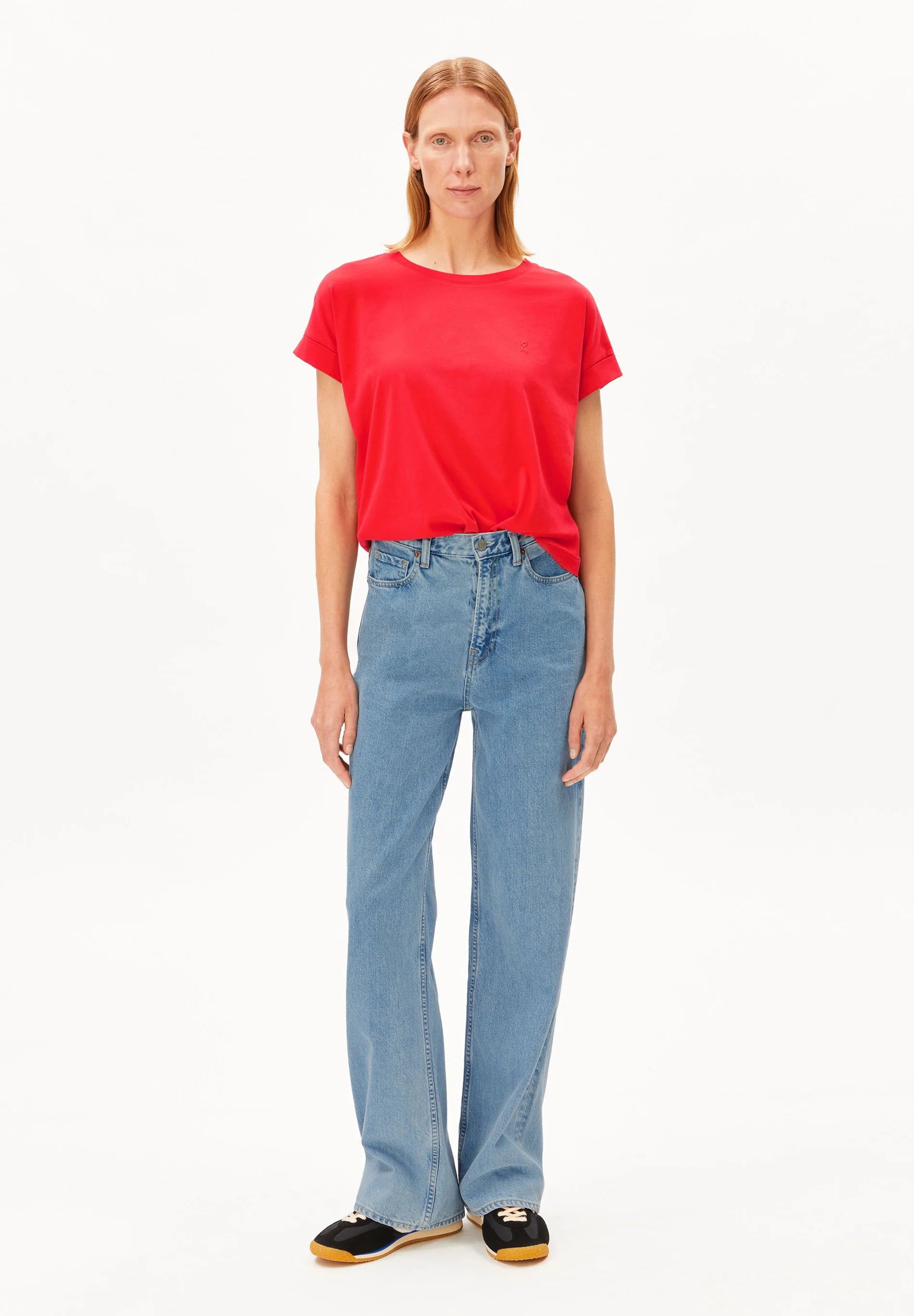 t-shirt idaara mars red