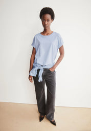 idaara t-shirt soft blue