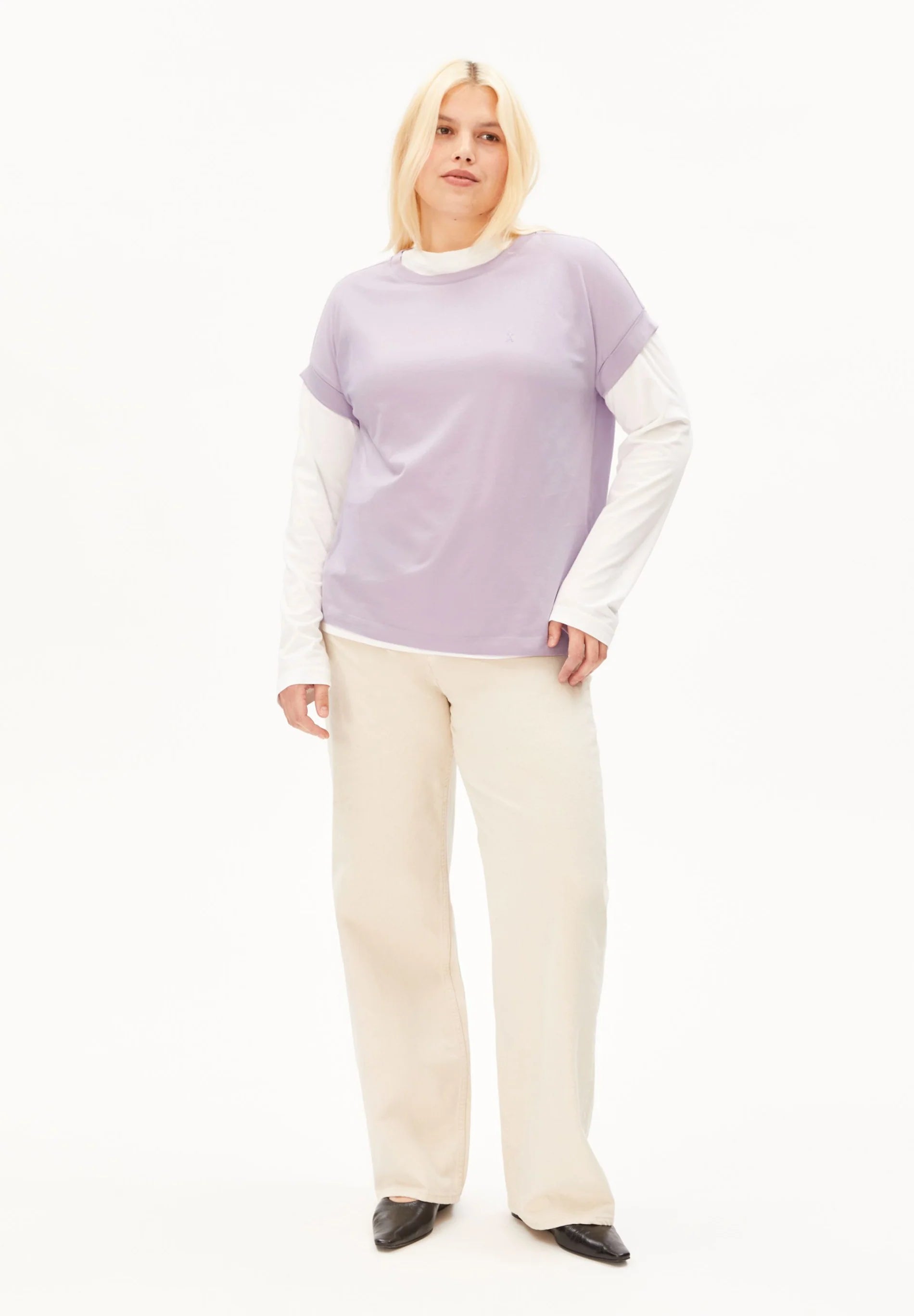 idaara t-shirt moonlit lilac