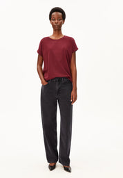idaara t-shirt velvet red