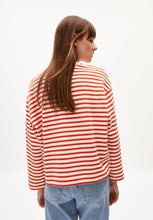Laden Sie das Bild in den Galerie-Viewer, pullover frankaa stripe emergency red-undyed
