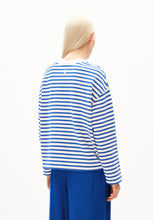 Lade das Bild in den Galerie-Viewer, pullover frankaa maarlen stripe dynamo blue-undyed