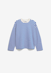 pullover frankaa maarlen stripe sweat undyed-dynamo blue