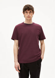 t-shirt maarkos dark cranberry