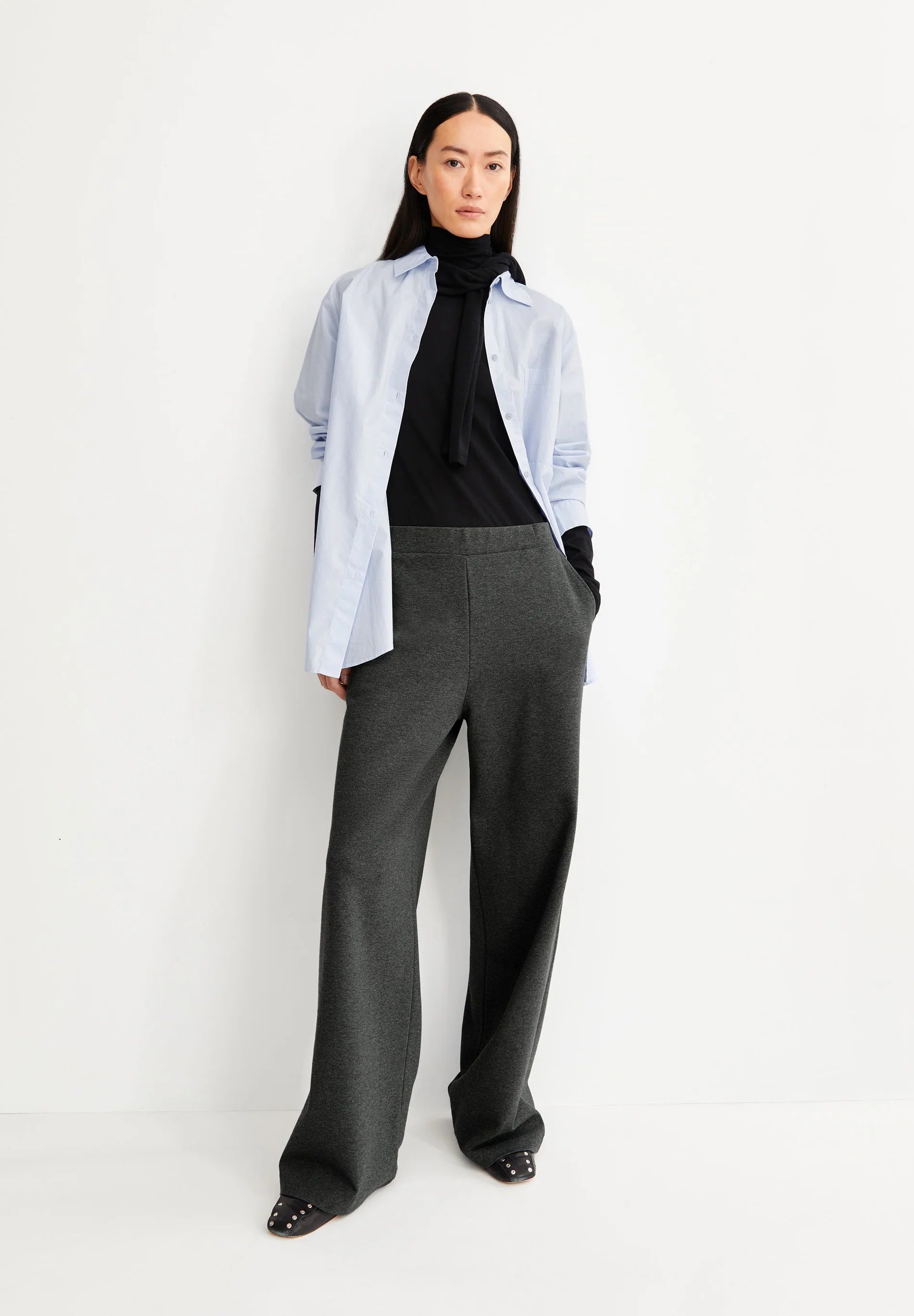 hose himaari jersey steel melange