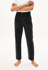 jeans mairaa mom fit ebony black