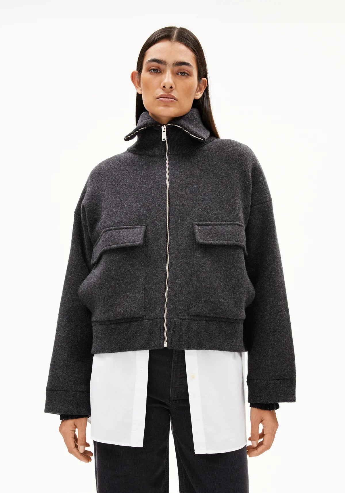 jacke joaniaas steel melange