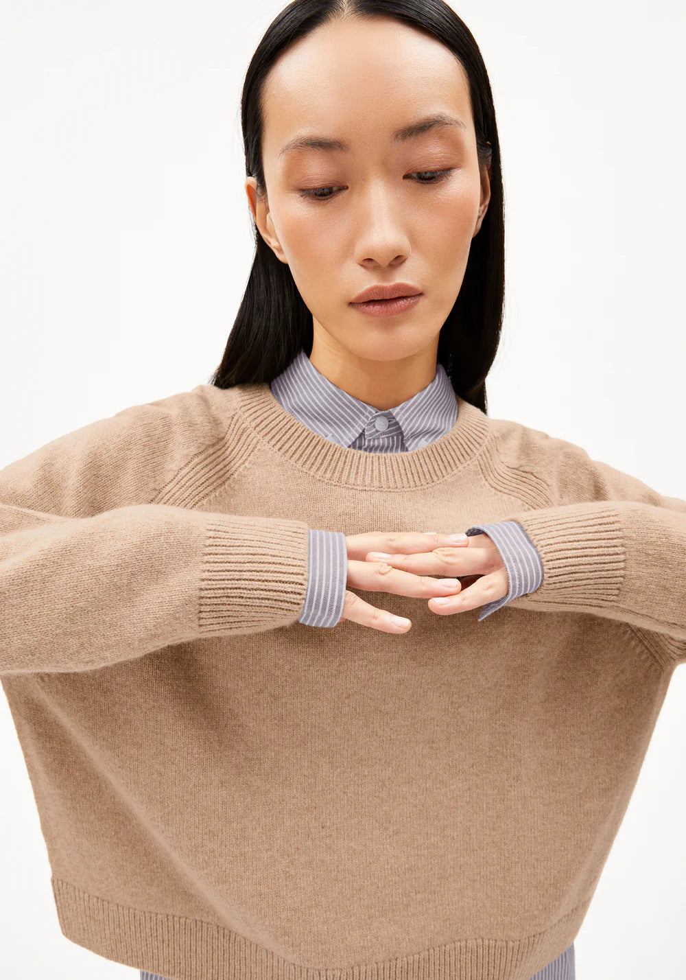 pullover diliriaa reglana cinnamon dust melange