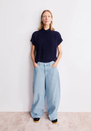 bluse larisaana tinted navy