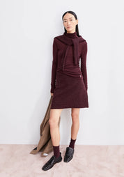 longsleeve graziliaa wool blend dark cranberry