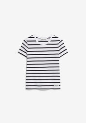 t-shirt kardaa stripes white-black