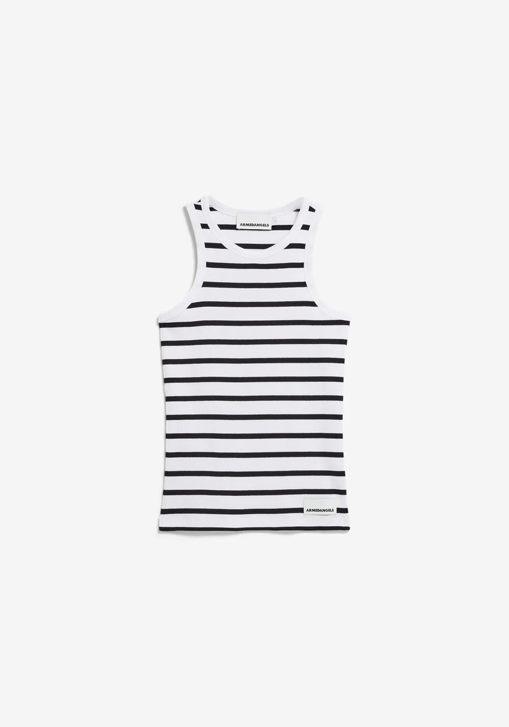 top kanitaa stripes white-black