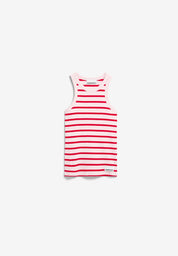 top kanitaa stripes pink mist-mars red