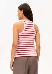 top kanitaa stripes pink mist-mars red