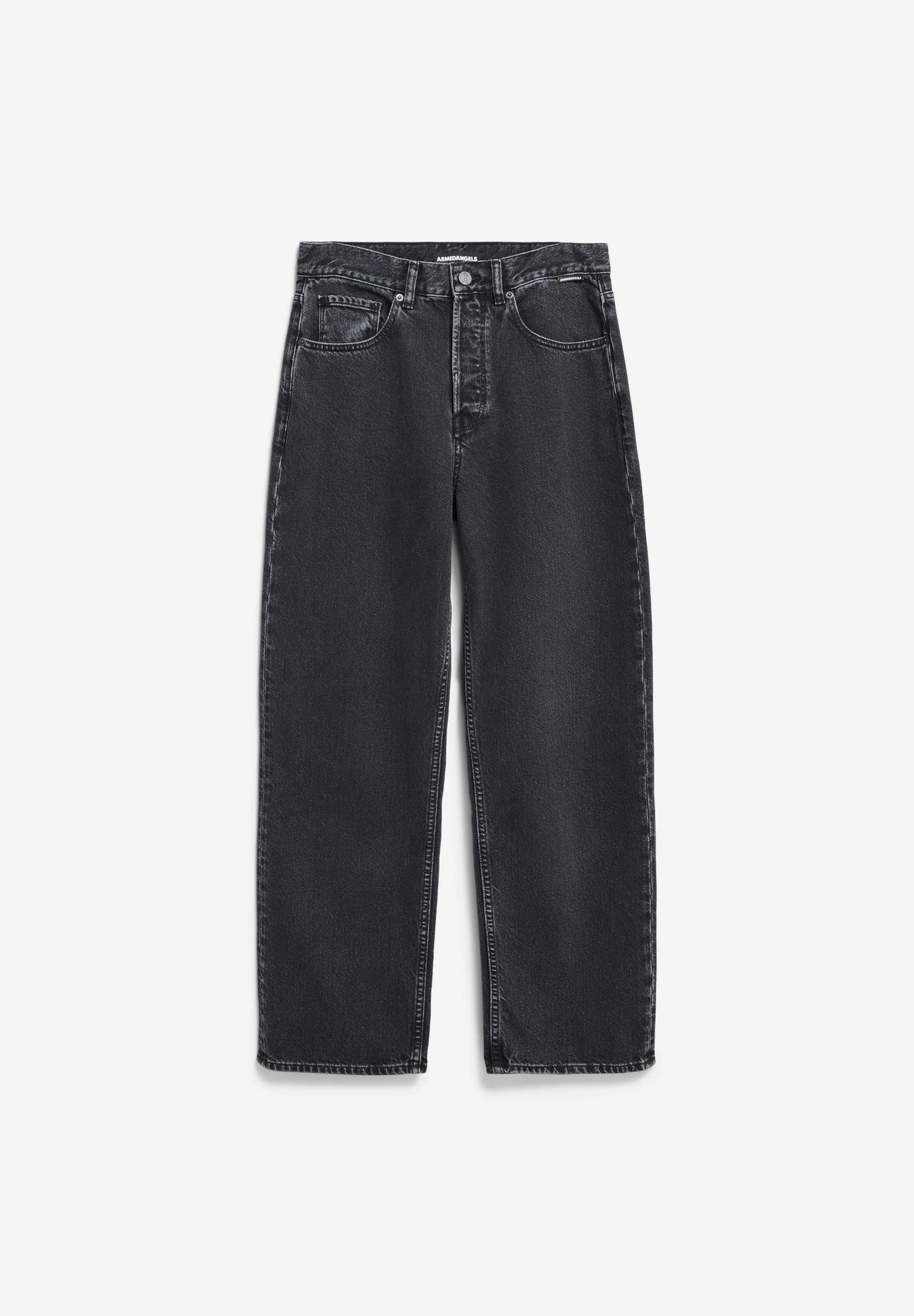 jeans haayi low waistt baggy ebony black