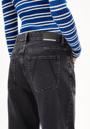 jeans haayi low waistt baggy ebony black