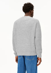 pullover kiaano tweed oatmilk-black tweed