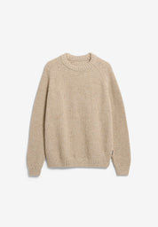 kiaano tweed knit swater sandstone tweed