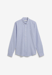 quaasa stripe longsleeve shirt dark morning