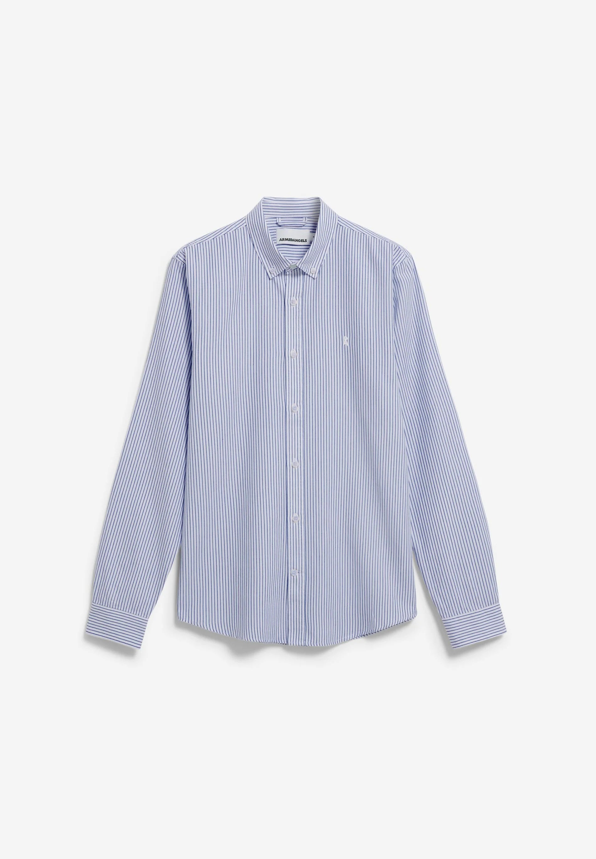 quaasa stripe longsleeve shirt dark morning