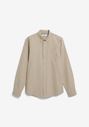 hemd quaasa stripes light sage-oatmilk