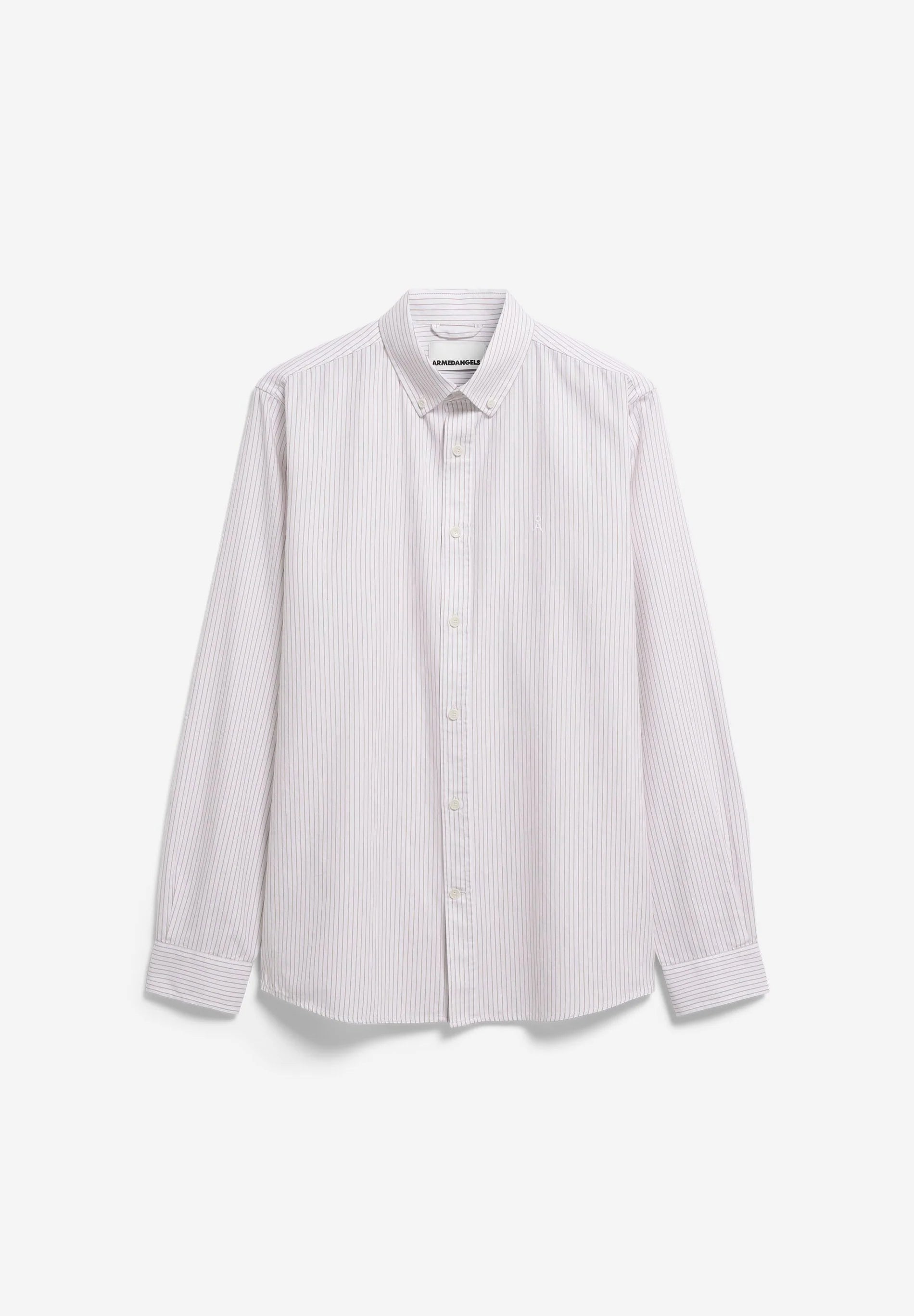 quaasa stripe longsleeve shirt honey reed